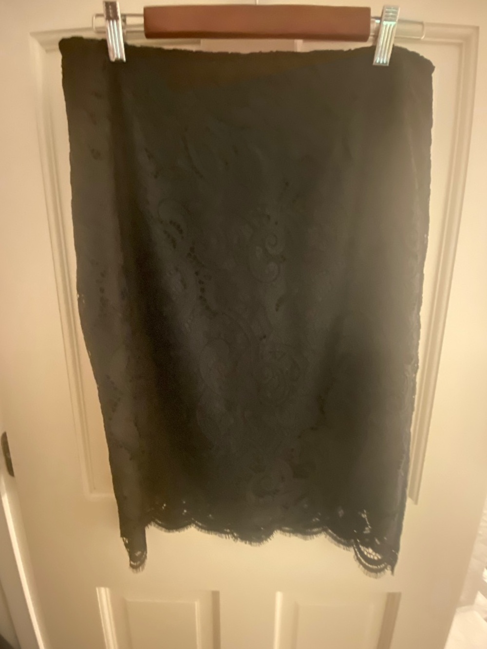 Lilly Pulitzer Black Lace Skirt, Size 12